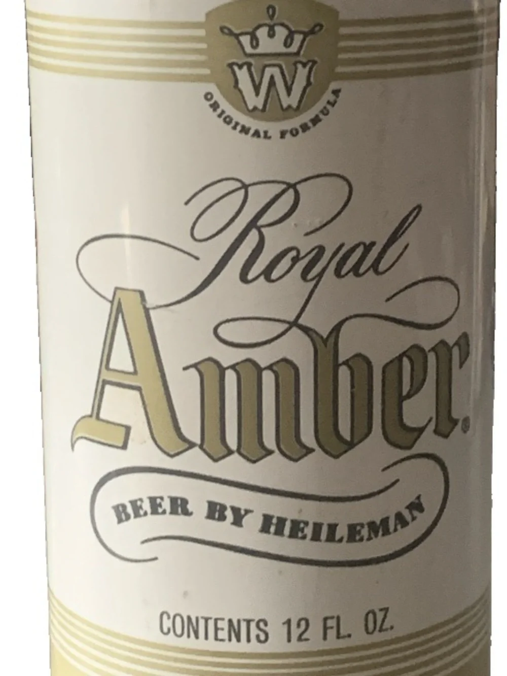 Vintage Beer Can Royal Amber Beer By Heilman Tab Empty Aluminum Can